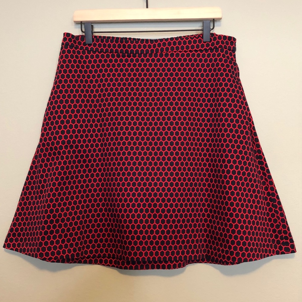 Tommy Hilfiger Honeycomb Print Skirt - Large